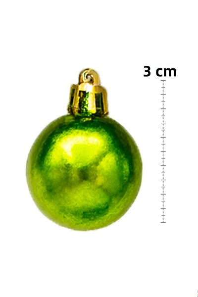 Waldern Χριστουγεννιάτικο δέντρο πεύκου 12 τεμαχίων Cici Ball 3cm Χριστουγεννιάτικο στολίδι