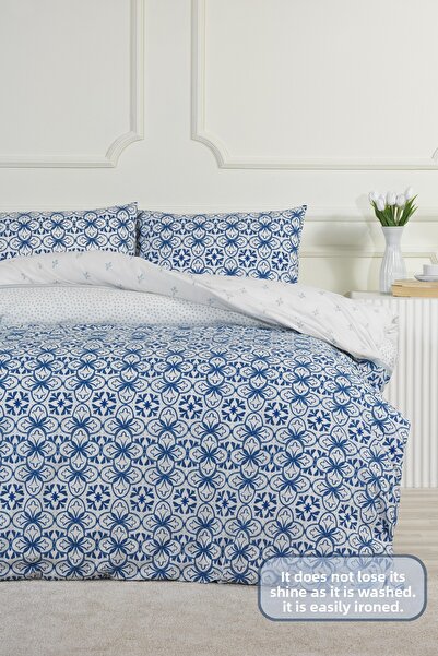 Elart Lena Duvet Cover Set Double Elastic Fitted Sheet (200X220 cm)