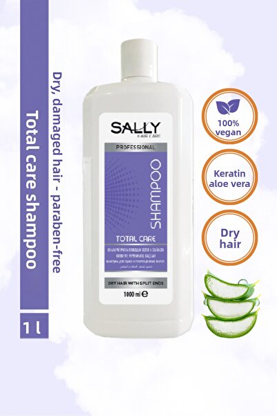 Sally شامبو توتال كير للعناية الكاملة بالشعر الجاف والتالف 1 لتر