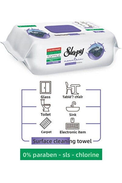 Sleepy 100-Pack Buy 11 Get 9 Mountain Mountain Breeze Wet Towels and Rosie