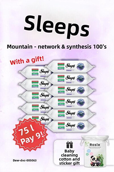 Sleepy 100-Pack Buy 11 Get 9 Mountain Mountain Breeze Wet Towels and Rosie