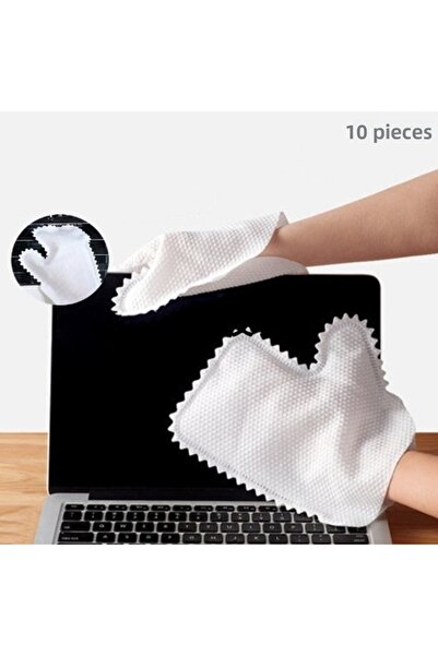 Poçi's World قفاز تنظيف متعدد الأغراض قماش غبار 10 قطع