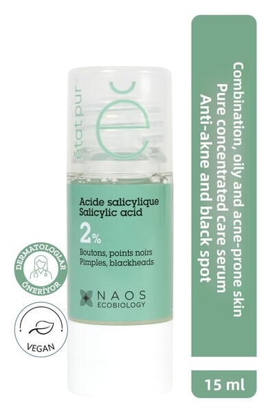 Etat Pur مصل العناية المركزة بحمض الساليسيليك النشط النقي BHA المضاد لحب الشب...
