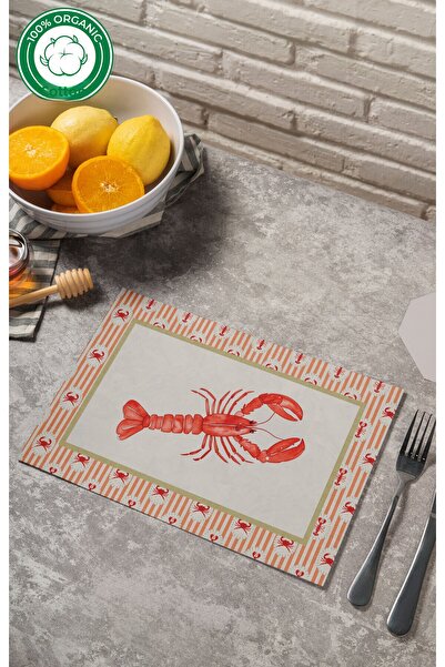 MOSHEYA HOME مفرش طاولة مصنوع من قماش بنما 100% قطن، مقاس 40×60 سم، مفرش طاول...