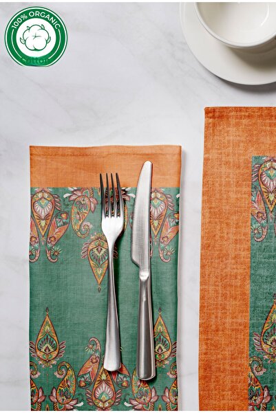 MOSHEYA HOME مفرش طاولة مصنوع من قماش بنما 100% قطن، مقاس 40×60 سم، مفرش طاول...