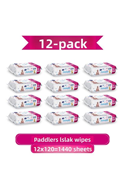 Paddlers مناديل مبللة 12×120 علبة (1440 ورقة)