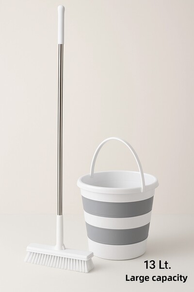 Hansel CLEANING SET BATHROOM-BALCONY FOLDABLE BUCKET 13LT