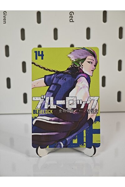 Yenaplanner Blue Lock 14 Manga Cover Metal Collection Card