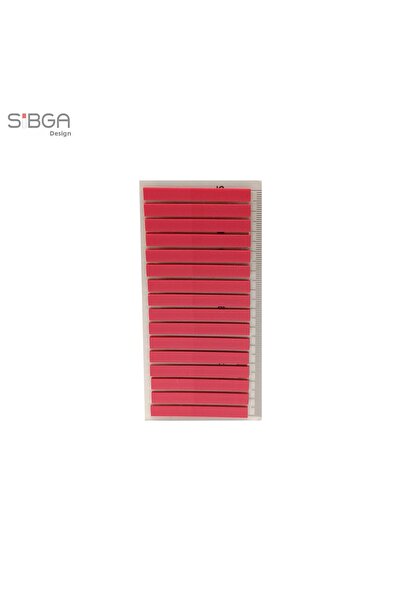 sibga tasarım Dark Pink Thin Strip 320 Sheets Transparent Color Postit Post-It Post It. Bookmark Bookmark Postit