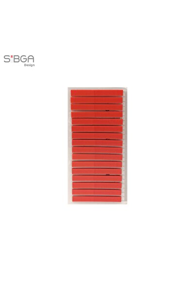 sibga tasarım Red Color Thin Strip 320 Sheets Transparent Color Postit Post-It Post It. Bookmark Bookmark Postit