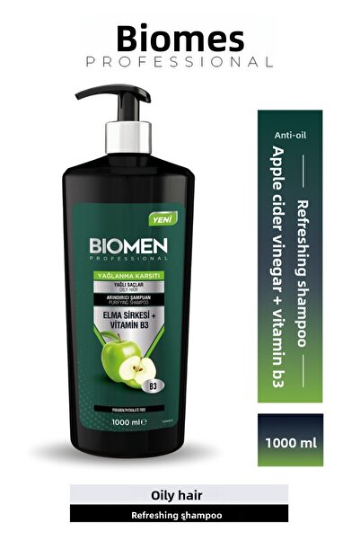 Biomen شامبو منقي احترافي بزيت التفاح وفيتامين ب3 1000 مل