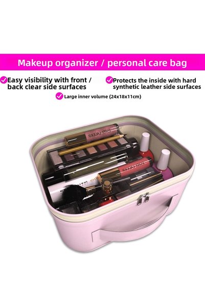 Palwin Makeup Bag – Personal Care Cosmetic Travel Organizer, Accessories Jewe...