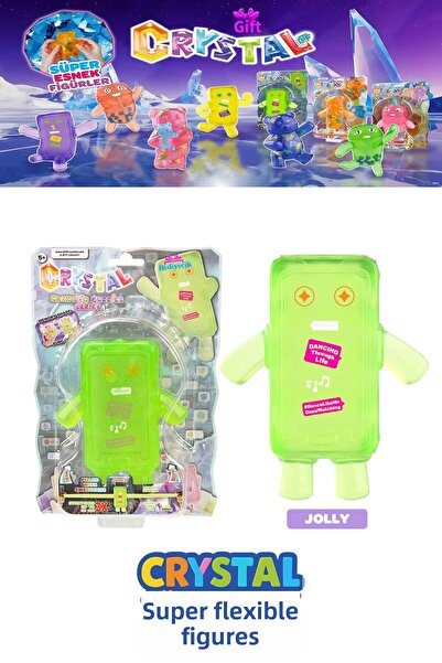 hediyecik شخصية كريستال المرنة القابلة للتمدد من سلسلة هاشتاج بادييز، شخصية ق...