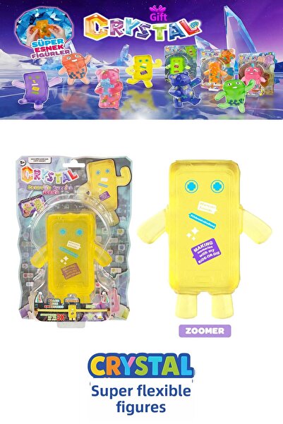 hediyecik شخصية كريستال المرنة القابلة للتمدد من سلسلة هاشتاج بادييز، شخصية ق...