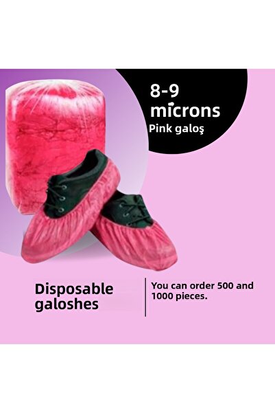 Derme Galoshes Shoe Protector 8-9 Micron 1000 Pieces