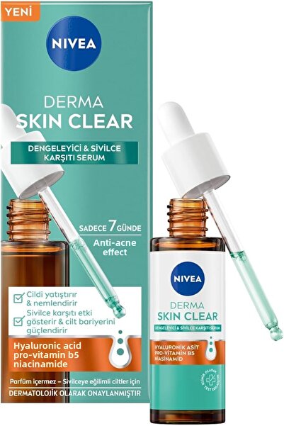 NIVEA Derma Skin Clear Balancing & Anti-Aging Serum X 2 Pcs