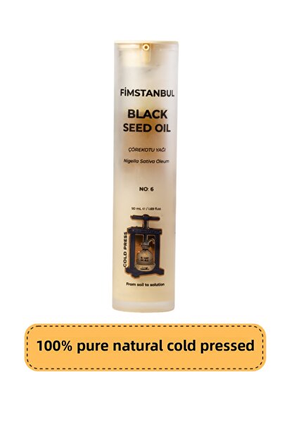 Fimstanbul زيت الحبة السوداء المعصور على البارد 50 مل - زيت الحبة السوداء الط...