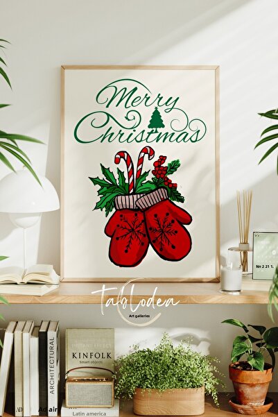 tablodea Crăciun fericit Decor modern de Anul Nou Poster înrămat TD Pinterest...