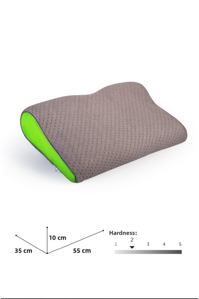 PUFYMAX Visco Orthopedic Sleeping Pillow, Spine-Friendly Neck Support Pillow, Low Lying Pillow