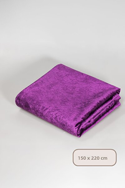 Elart Velvet Tablecloth Rectangular (150X220 cm) Purple