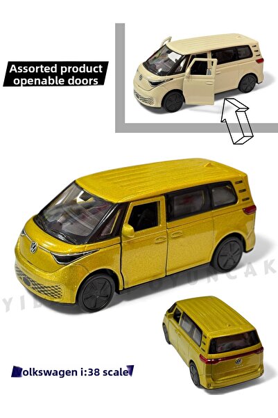 YILDIRIM OYUNCAK 1:18 Scale Collectible Metal Toy Car 12 cm - Volkswagen Model with Openable Doors