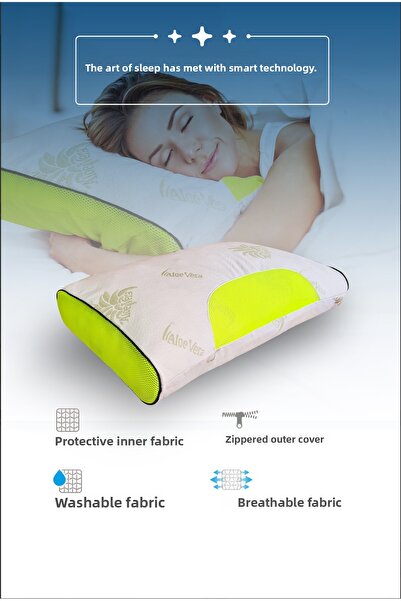 PUFYMAX Gold Series Orthopedic Air-Conditioned Pillow,Anti-Sweat Skin and Spi...