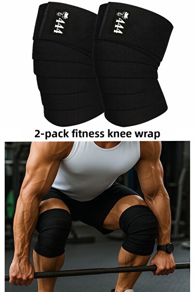 GAZELMANYA Knee Bandage 2-Piece Fitness Knee Brace Weight Knee Wrap Fitness Knee Wraps Fitness Knee Wrap Wrapped Knee Brace