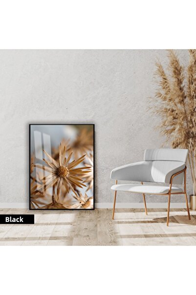 Harikabirev | MOLECULARE |   MODEL DE FLORI DESICATE |   TABLO DE STICLA CU CADRU, SIMPLE, VERTICAL