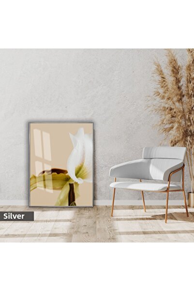 Harikabirev | Soft |   Elegant Orchid Model |   Framed Glass Table Single Ver...