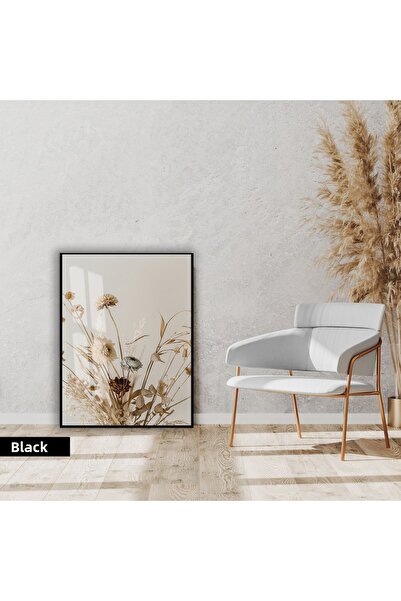 Harikabirev Hari̇kabi̇rev | Soft |   Minimal Dry Flower Model | Framed Glass ...