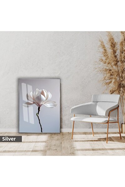 Harikabirev Hari̇kabi̇rev | Soft |   White Flower Model | Framed Glass Table ...
