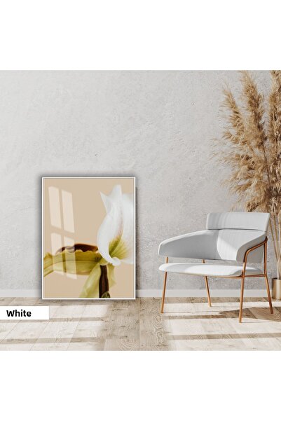 Harikabirev | Soft |   Elegant Orchid Model |   Framed Glass Table Single Ver...