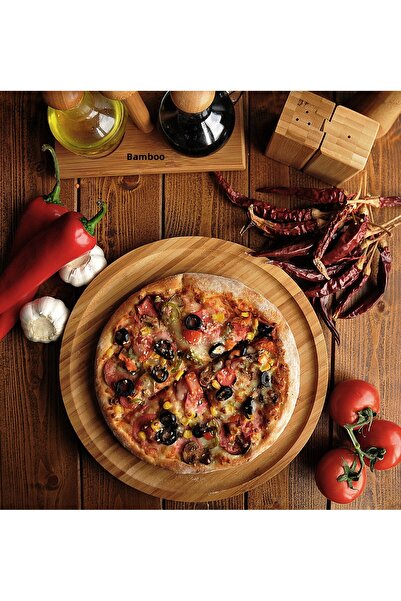 Bambum Lily Rotating Serving Plate Large