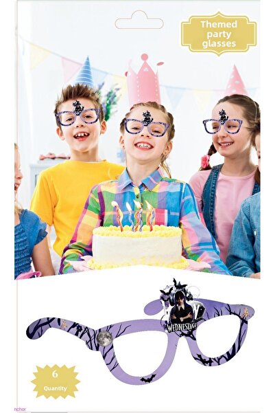 MFM Ochelari pentru petrecerea tematică de miercuri 6 bucăți