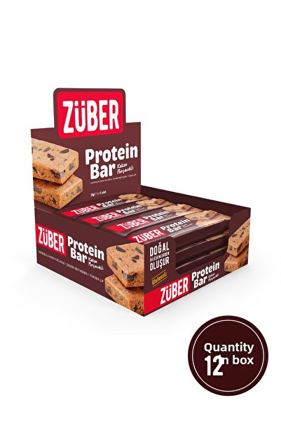 Züber Protein Bar with Cocoa Particles - 12 Pieces X 35Gr