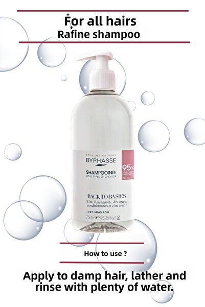 BYPHASSE Back to Basics Refined Shampoo Special for Normal Hair 750ml