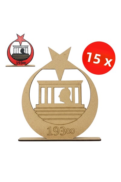 KİDOSE مجموعة التصميم الخشبية للقيم الوطنية – نشاط أناميكابير والنجمة التركية