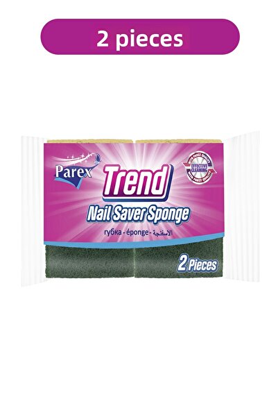 Parex عبوة مزدوجة من الإسفنج الكلاسيكي المموج من تريند، عبوتان