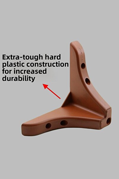 MH MiniHediye Rose Luxury Furniture Sofa Tv Unit Seat Leg 9.5 cm Brown Wood Patterned Base Legs