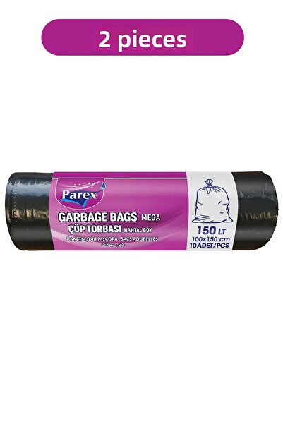 Parex Professional 10-Pack Garbage Bags Large Size 100 X 150 cm Double Pack