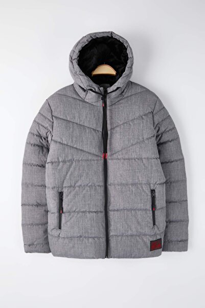 Trendyol Collection Gray Regular Men's Coat Tmnaw26Mo00034