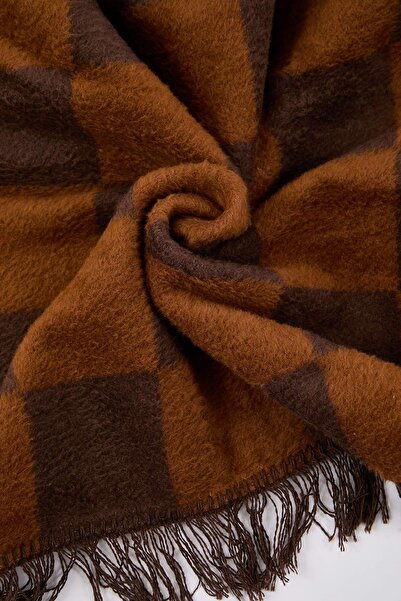 TRENDYOLMİLLA HOME Double Checkerboard Pattern Blanket 180X220Cm Tphaw26Ckn00022