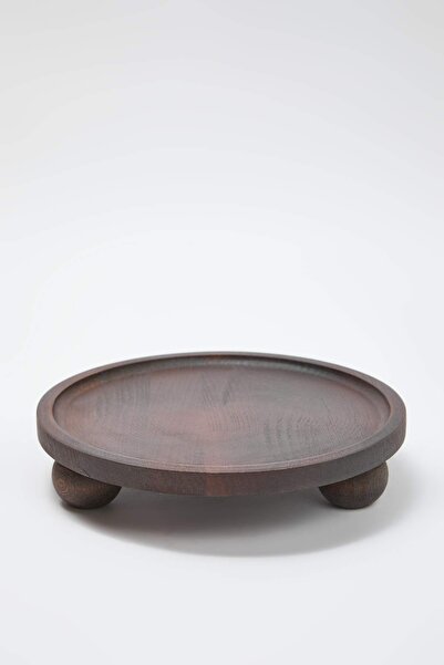 TRENDYOLMİLLA HOME Wooden Round Presentation Stand Natural (25 cm) Tphaw26Tbk00075