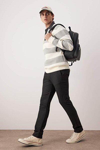 Trendyol Collection Anthracite Men's Trousers Tmnaw26Pl00024