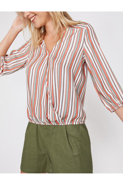 Koton Rote Damenbluse 0KAL68681IW