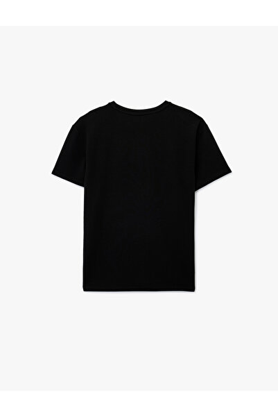 Koton Regular Fit Short Sleeve Crew Neck Printed Sports T-Shirt