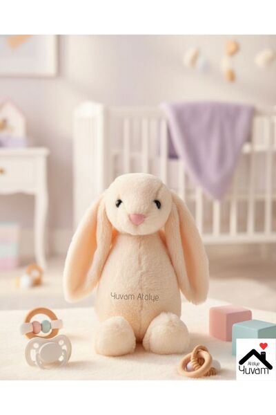 Yuvam Atölye Uyku arkadaşı | peluş uzun kulaklı tavşan | peluş oyuncak |