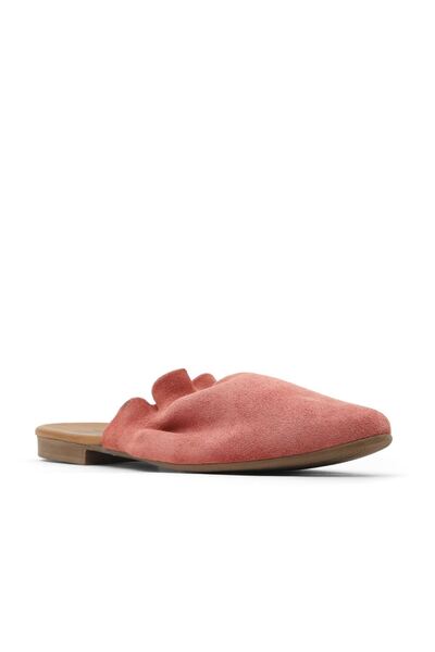 Bueno Shoes Suede Women's Flat Slippers - Pomegranate Flower 01wu7704