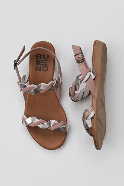 Bueno Shoes Πούδρα Multi Leather Γυναικεία Flat σανδάλια 01wu7472