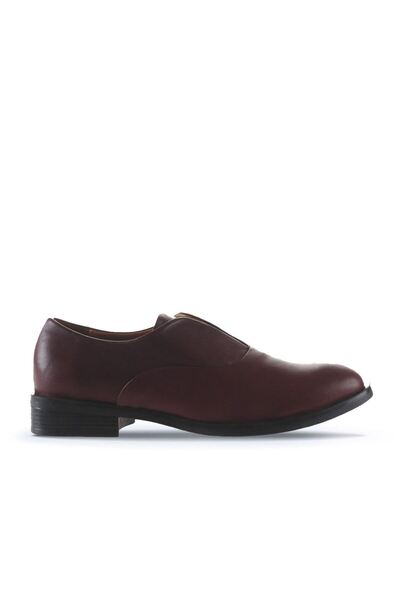 Bueno Shoes Pantofi plati din piele de damă bordeaux - 01wt2400